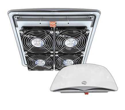 Top exhaust fan
