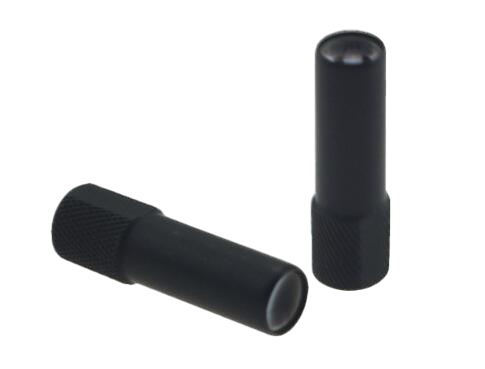 Optical fiber sensor lens