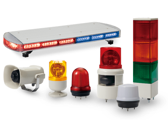 Warning/indicator light electronic speaker