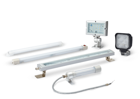 Industrial LED lighting fixtures