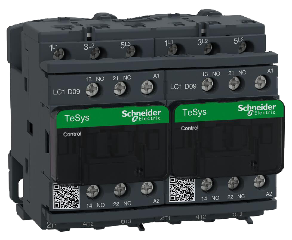 Reversible contactor